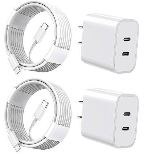 iPhone 16 15 Charger Fast Charging, USB C Charger Block with Long USB C Charging Cable Cord for iPhone 16 Pro Max/16 Pro/16 Plus, 15 Pro Max/15