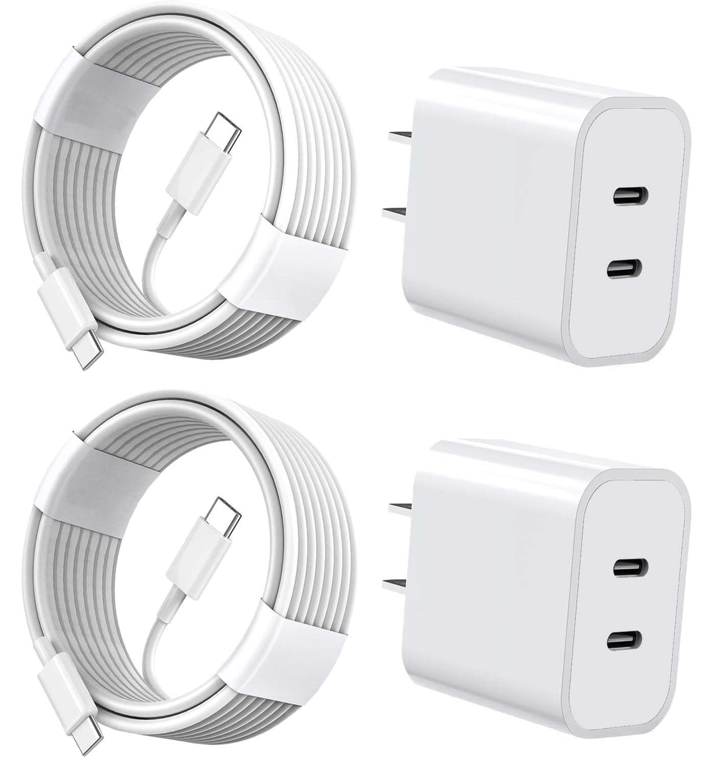iPhone 16 15 Charger Fast Charging, USB C Charger Block with Long USB C Charging Cable Cord for iPhone 16 Pro Max/16 Pro/16 Plus, 15 Pro Max/15