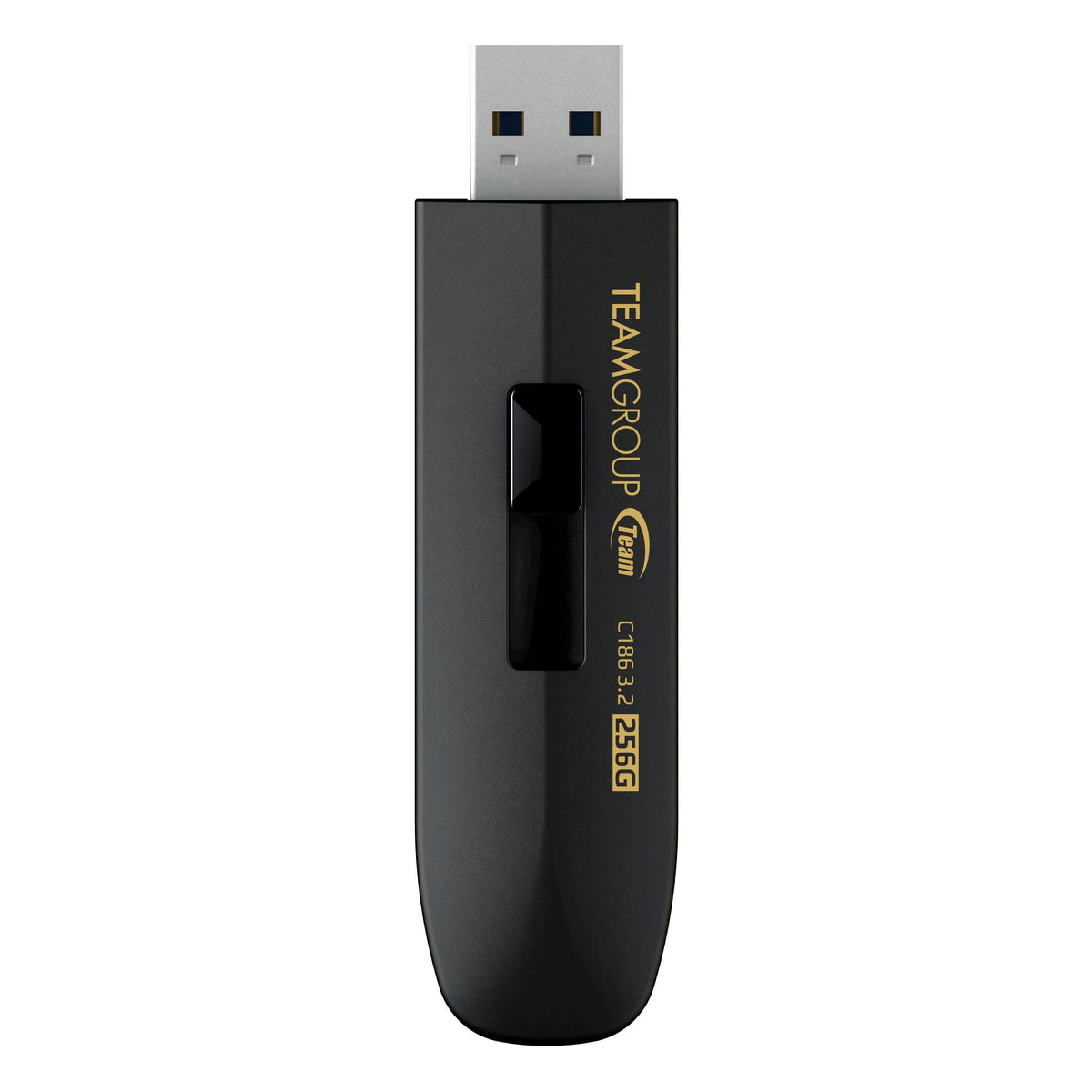 TEAMGROUP C186 256GB USB 3.2 Gen 1 (USB 3.1/3.0) Read 100MB/s Flash Thumb Drive, External Data Storage Memory Stick Compatible with Computer/Laptop