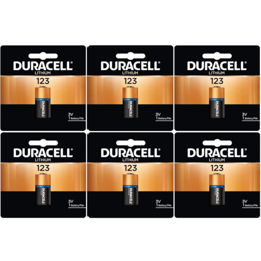 Duracell DL123ABU 3 Volt High Power Ultra Lithium Battery (Value Pack of 6)