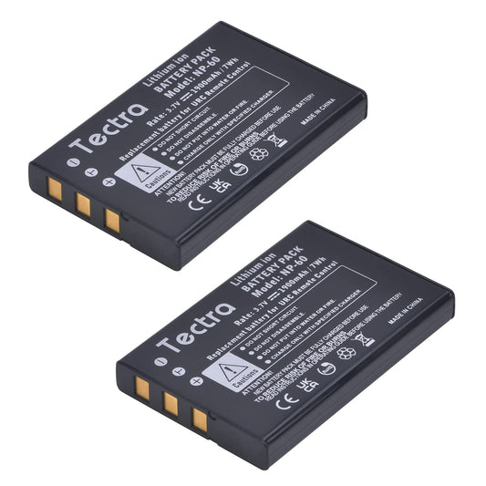 Tectra 2-Pack 1900mAh Battery Compatible with Universal Remote Control URC 11N09T NC0910 RLI-007-1 LIT0404, MX-810, MX-880, MX-890, MX-950, MX-980