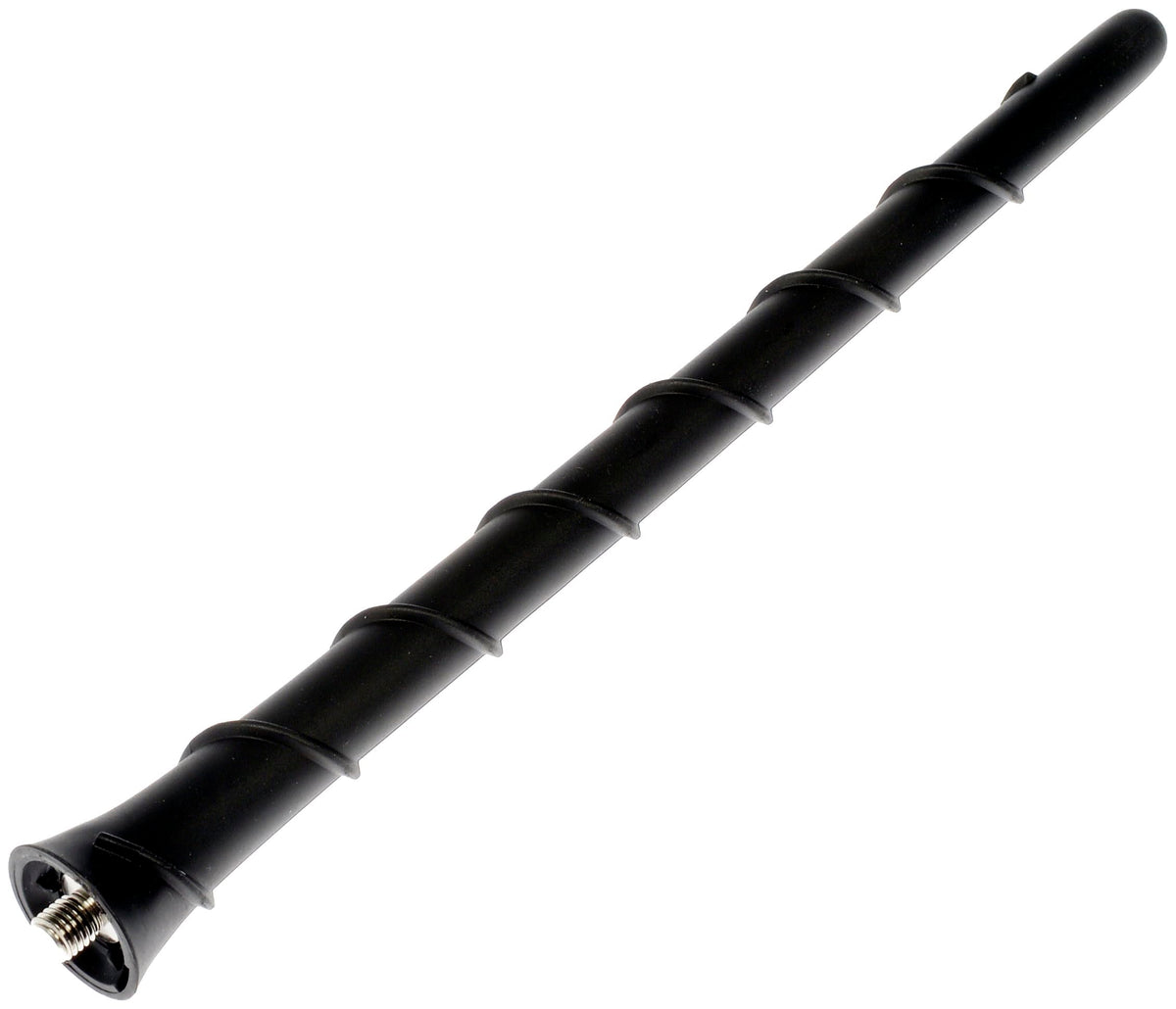 Dorman 76030 Short Rubber Antenna Mast - Black