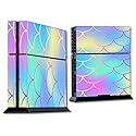 IT'S A SKIN Wrap Compatible with PS4 (R) Sony (R) PlayStation (R) Console - Decals Vinyl Stickers Overlay - Pastel colorful mermaid scales
