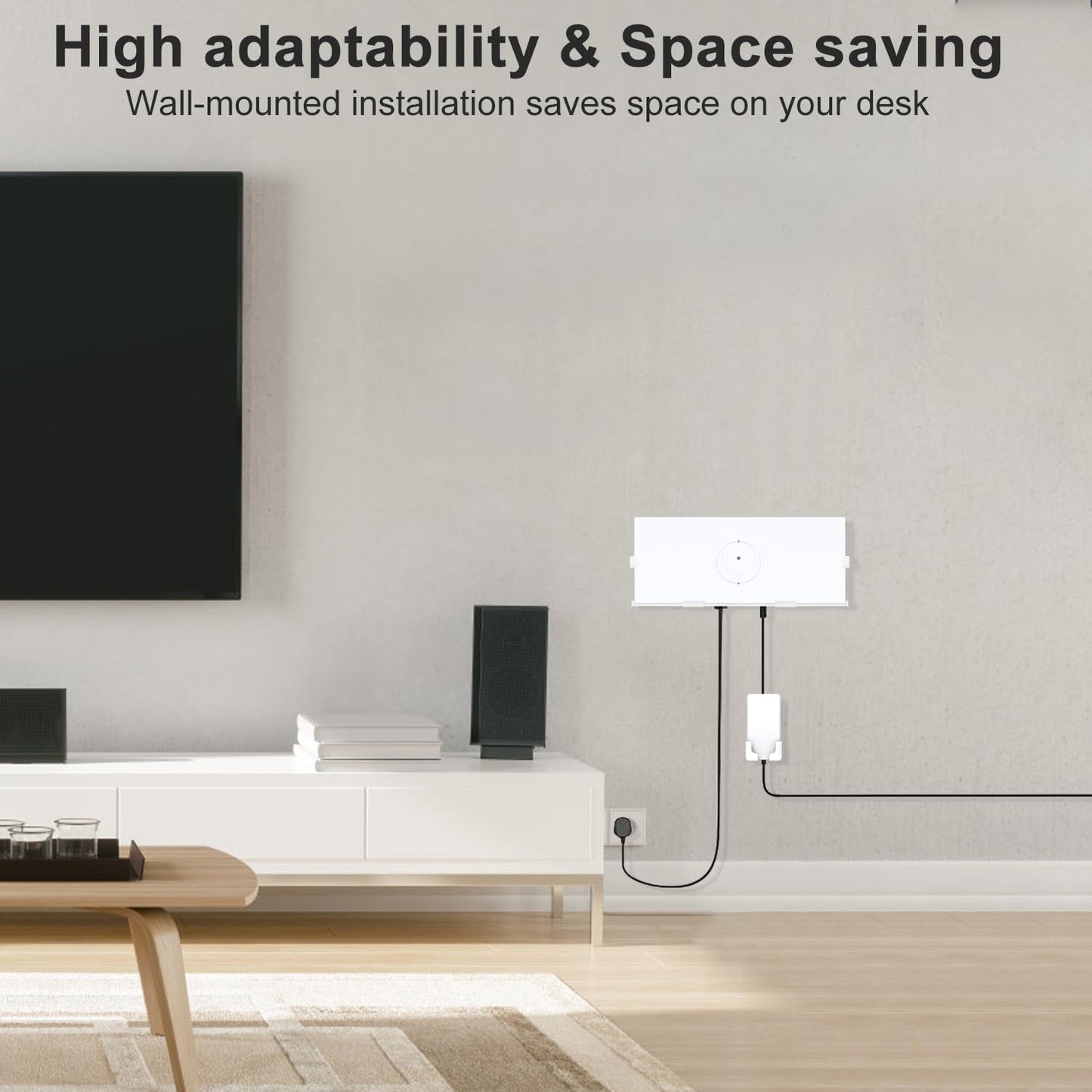 Starlink Gen 3 Power Supply Wall Mount - Secure Adhesive & Screw Mount Bracket Holder with Cable Management, Compatible with Starlink Standard Gen 3