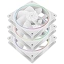 Thermalright TL-S12RW X3 CPU Fan,Computer Case Cooler, 12cm Desktop Cooling, 4pin PWM Connector PC Fan with ARGB Aperture, 1500RPM Speed PC Cooler