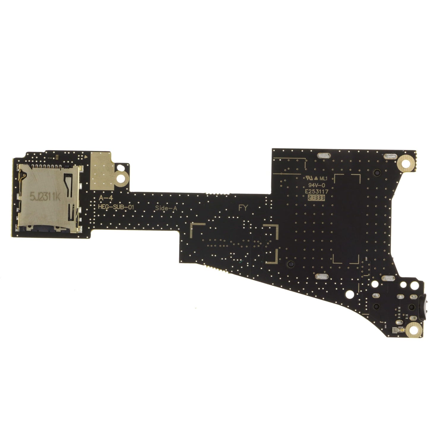 Replacement Micro SD Game Card Reader Cartridge Slot Headphone Jack Daughter Board for Nintendo Switch OLED Console HEG-SUB-001