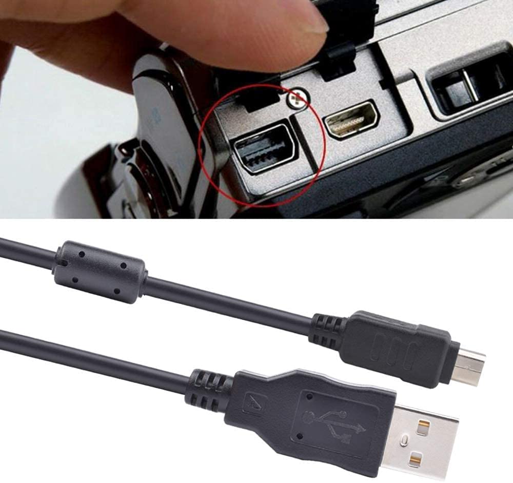 Alitutumao CB-USB5 CB-USB6 USB Date Cable Replacement Photo Transfer Cord Compatible with Olympus Mju Mju Tough Pen Stylus Digital Cameras TG-830