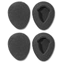 Two Pairs of 80mm Foam Earpads fits Infrared Wireless Headphones in GM Ford Toyota Nissan Honda Automobile Entertainment DVD Player Systems