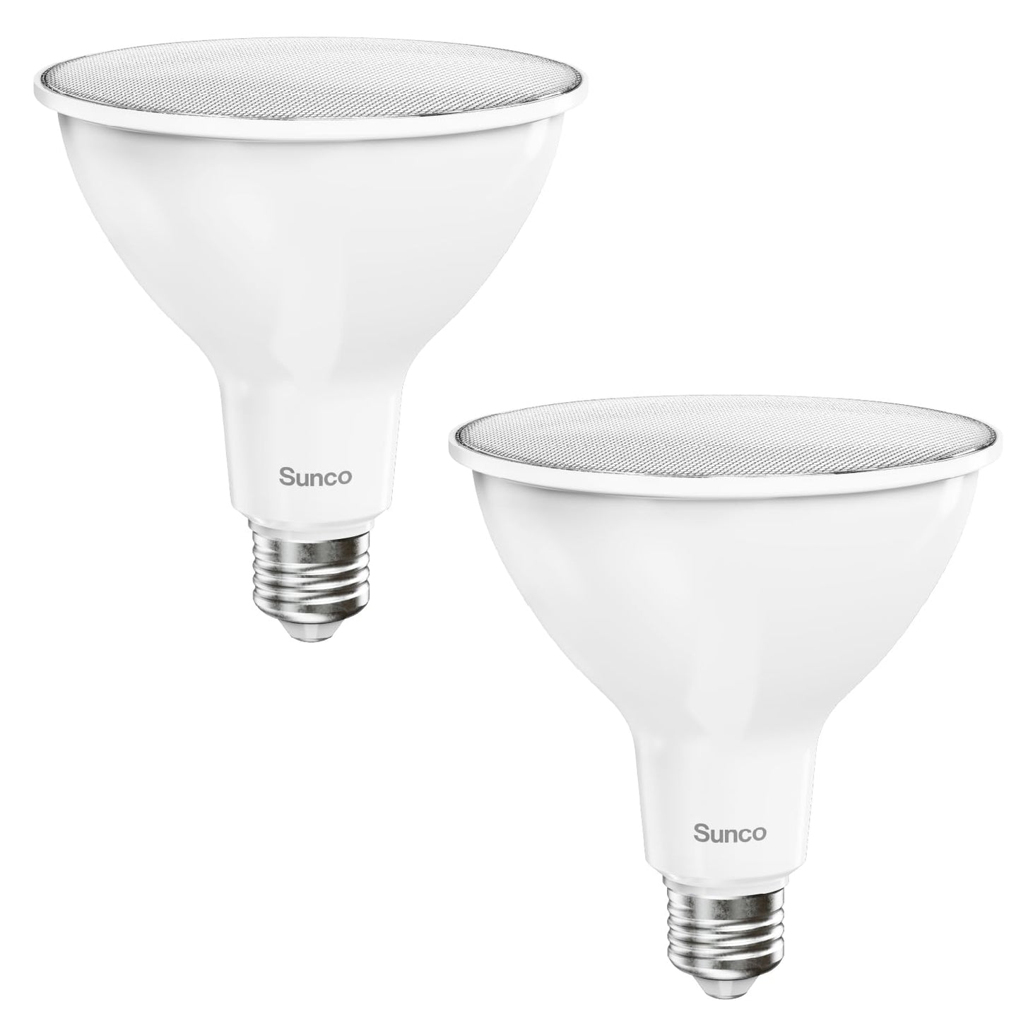 Sunco 2 Pack PAR38 LED Flood Light Bulb, 13W=100W, Dimmable, Waterproof