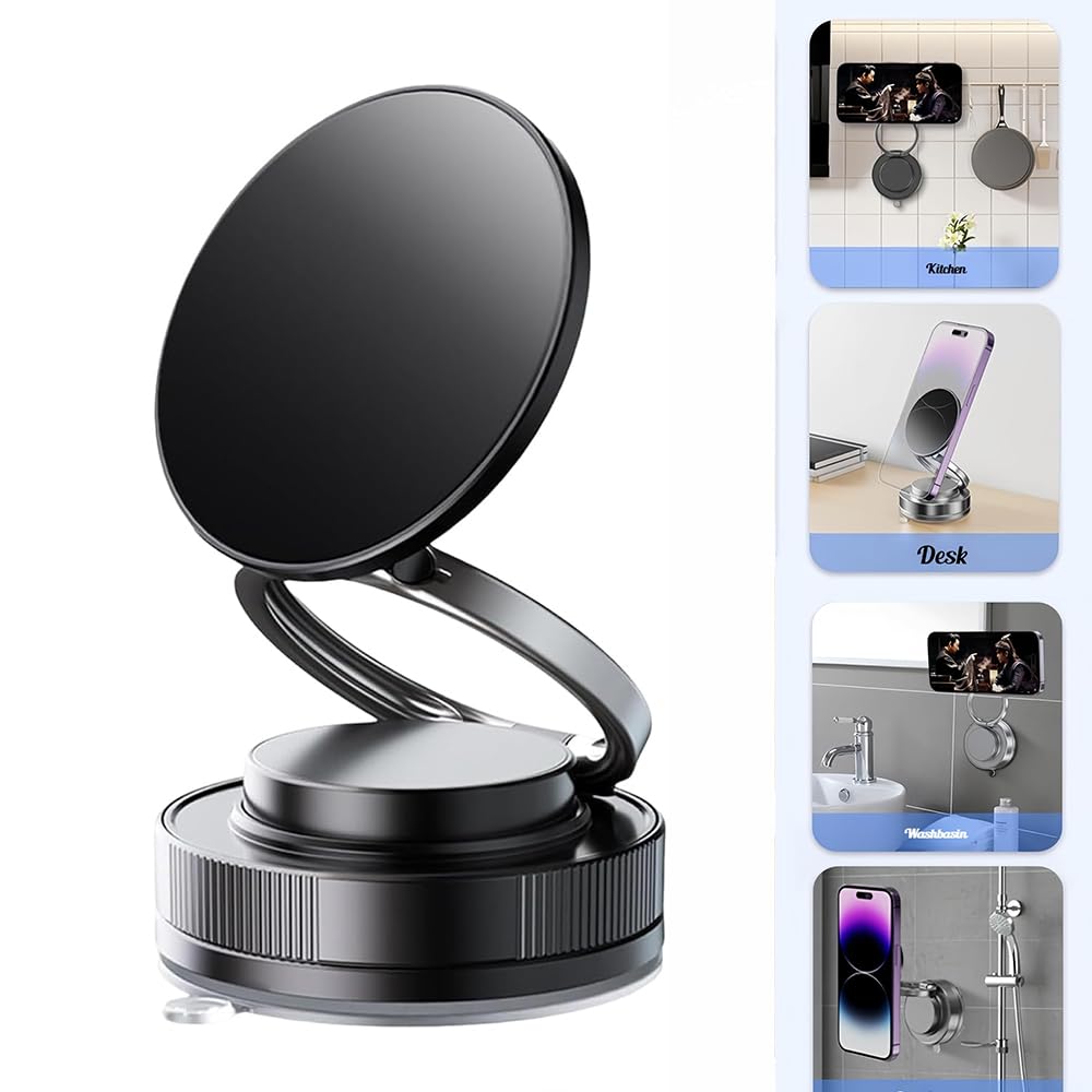 dlfcizlsl Magnetic for Car Vent Phone Mount for Circular Air Conditioning Outlet Applicable MercedeBenz Mobile Phone HolderFord Mustang Mini Cooper