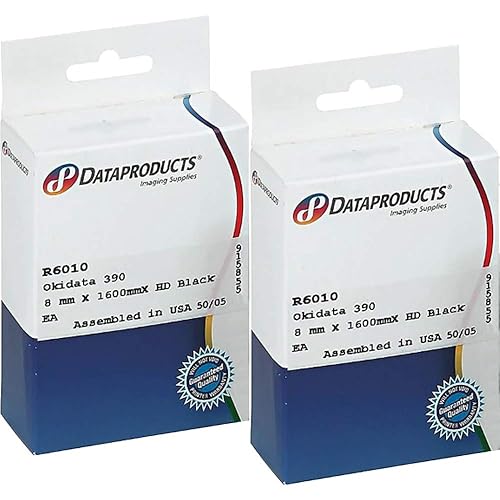 Dataproducts : R6010 Printer Ribbon, Nylon, Black -:- Sold as 2 Packs of - 1 - / - Total of 2 Each