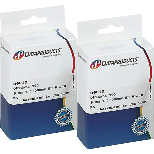 Dataproducts : R6010 Printer Ribbon, Nylon, Black -:- Sold as 2 Packs of - 1 - / - Total of 2 Each