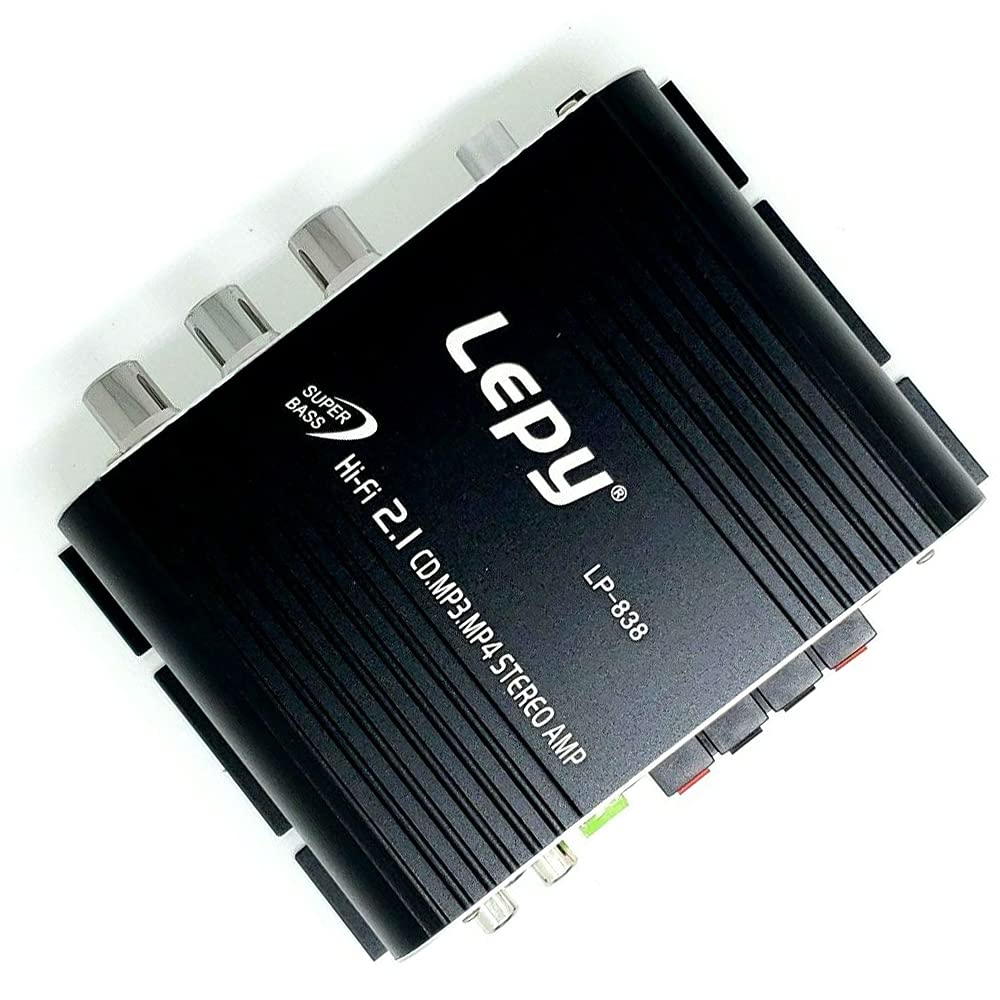 SaiDian 1Pcs HiFi Audio Amplifier Surround Sound Audio Aeceiver Lvpin 838 for Car Home Subwoofer