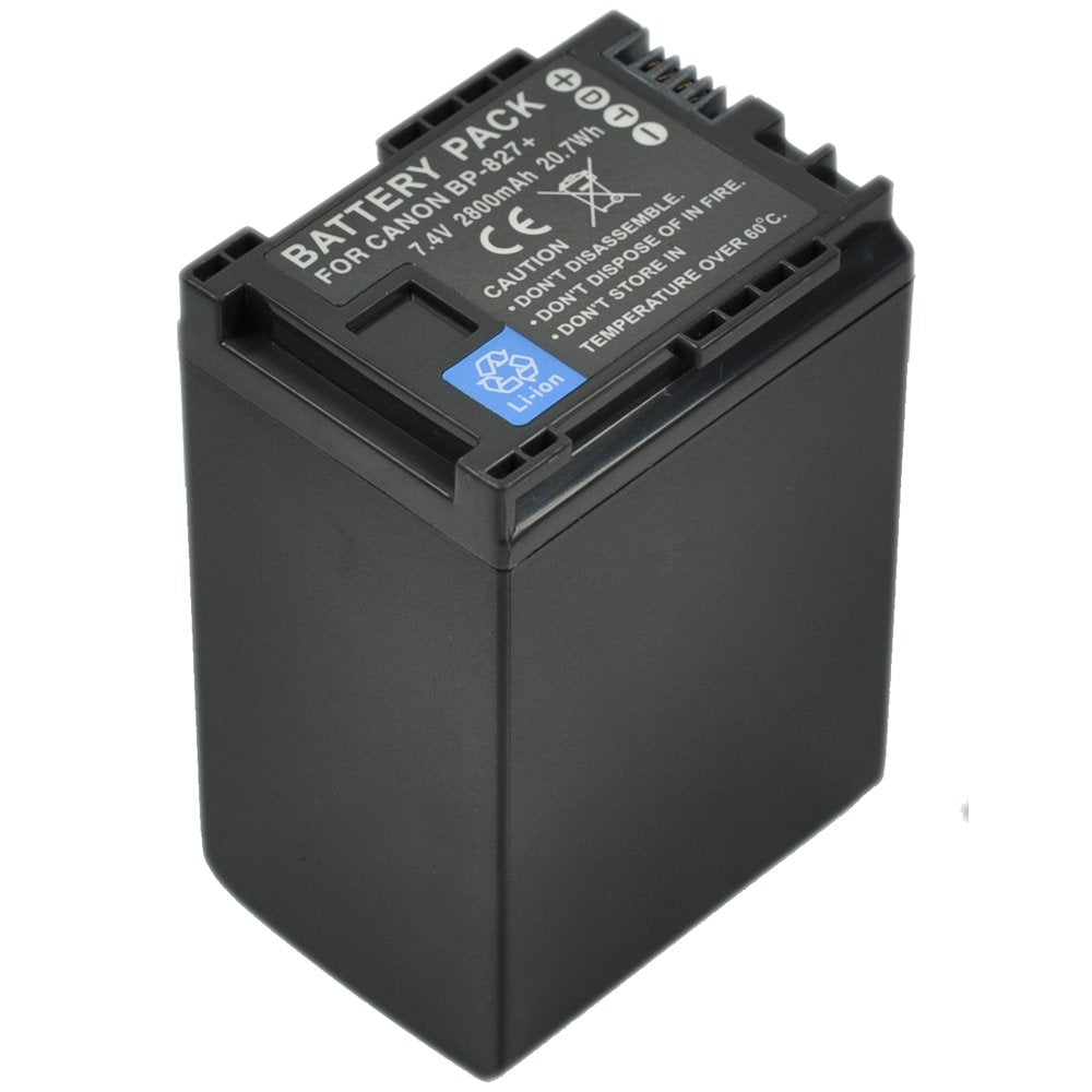 BTBAI BP-827 Camcorder Battery for bp-809 bp-819 Digital Camera Video Compatible s1a
