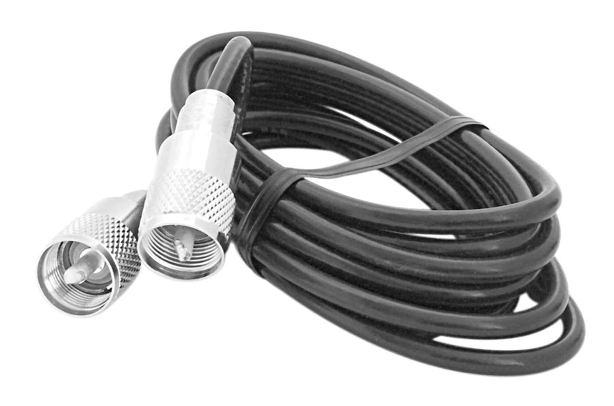 PP75XJ -Procomm 75' RG58 Stranded Coax Cable 95% Shield Soldered PL259-PL259