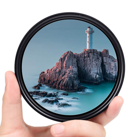 40.5mm ND Filter Slim Variable ND Neutral Density Filter Adjustable ND Fader ND2-ND400 Lens Filter for Canon Nikon Sony Pentax Olympus Fuji DSLR