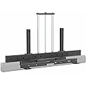 VIVO Universal Soundbar TV Mount for 32 to 100 inch Screens, Height and Depth Adjustment, Wide VESA Range, Black, Mount-ASM1