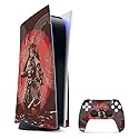 MightySkins Gaming Skin for PS5 / PlayStation 5 Bundle - Samurai Battle | Protective Viny wrap | Easy to Apply and Change Style | Made in The USA