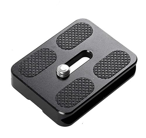 Fotasy 50mm Arca Swiss Plate, 50 mm QR Plate, Quick Release Plate, Small Arca Plate, Tripod Quick Release Plate fits Arca-Swiss Universal Standard