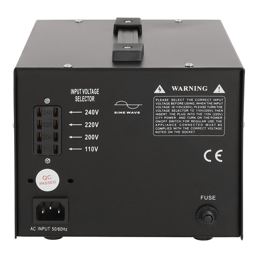 DELOPVIO 3000 Watt Voltage Converter Transformer Heavy Duty Step Up/Down AC 110V/120V/220V/240V Power Converter with 3 US Outlets, 3 Universal…