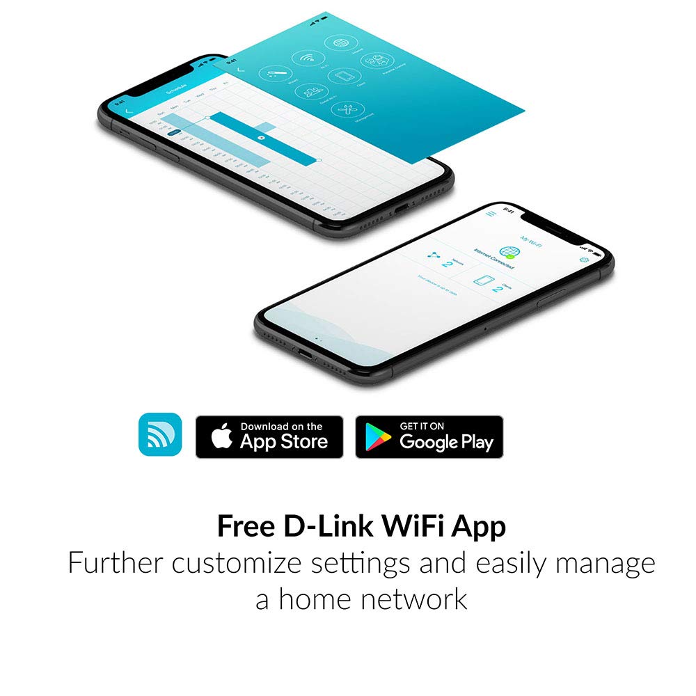 D-Link DAP-1530-US, WiFi Range Extender, AC750 Mesh Plug in Wall Signal Booster, Dual Band Wireless Repeater Access Point for Smart Home