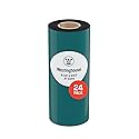 Westinghouse Thermal Transfer Ribbon, 4.33" x 243', 0.5" Core, Compatible with Zebra GC420t, GK420t, GX420t, Premium Wax Resin Enhanced Ink Side Out