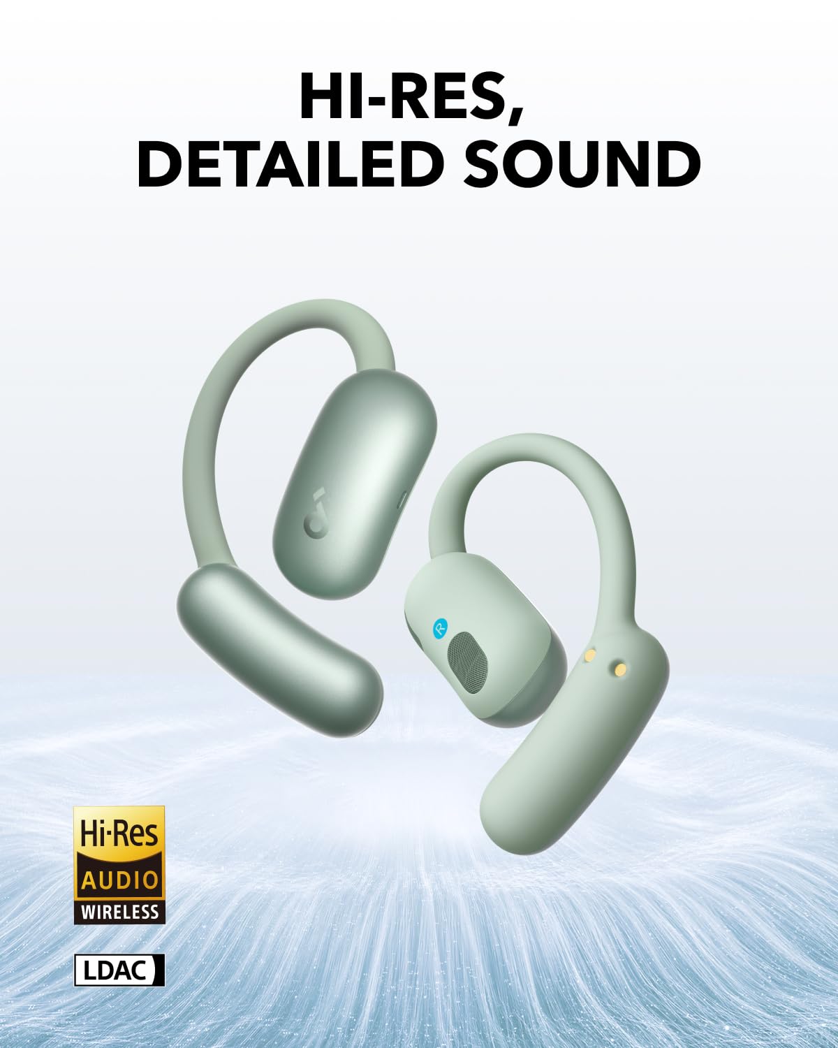 Soundcore AeroFit 2 by Anker Open Ear Earbuds, Open Ear Headphones(Renewed)