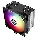 Thermalrlght Burst Assassin 120 SE ARGB CPU Cooler, 148mm High, 120mm PWM Fan with 1550RPM Speed, 6 Heat Pipes Heatsink Cooling, for Intel