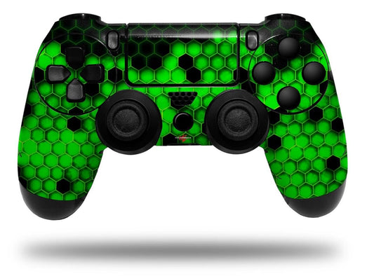 WraptorSkinz Decal Vinyl Skin Compatible with Sony PlayStation 4 Controller HEX Green (Controller NOT Included)
