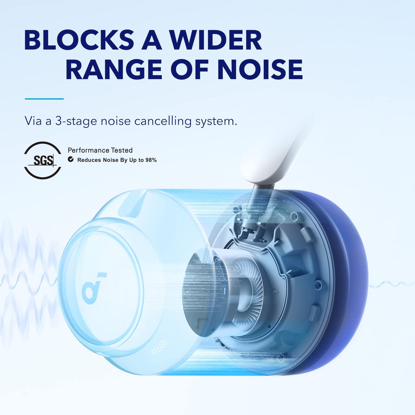 Soundcore by Anker Space Q45 Adaptive Active Noise Cancelling Headphones, Reduce Noise by Up to 98%, 50H Playtime, App Control, LDAC Hi-Res Wireless