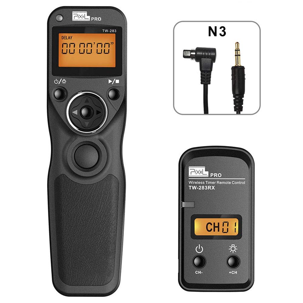 Pixel TW-283 N3 Wireless Shutter Remote Control Tiner Remote Shutter Release for Canon Eos 5D Mark IV 5D 6D 7D Mark 1DX MARKII R5 R6 50D 40D 30D 20D