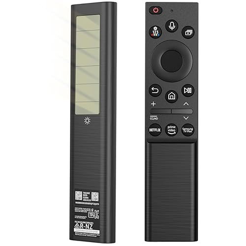 BN59-01357A Solar Voice Remote Control Replacement fit for Samsung Smart TVs Compatible with Samsung QLED Series Smart TV Also BN59-01357F BN59-01357P