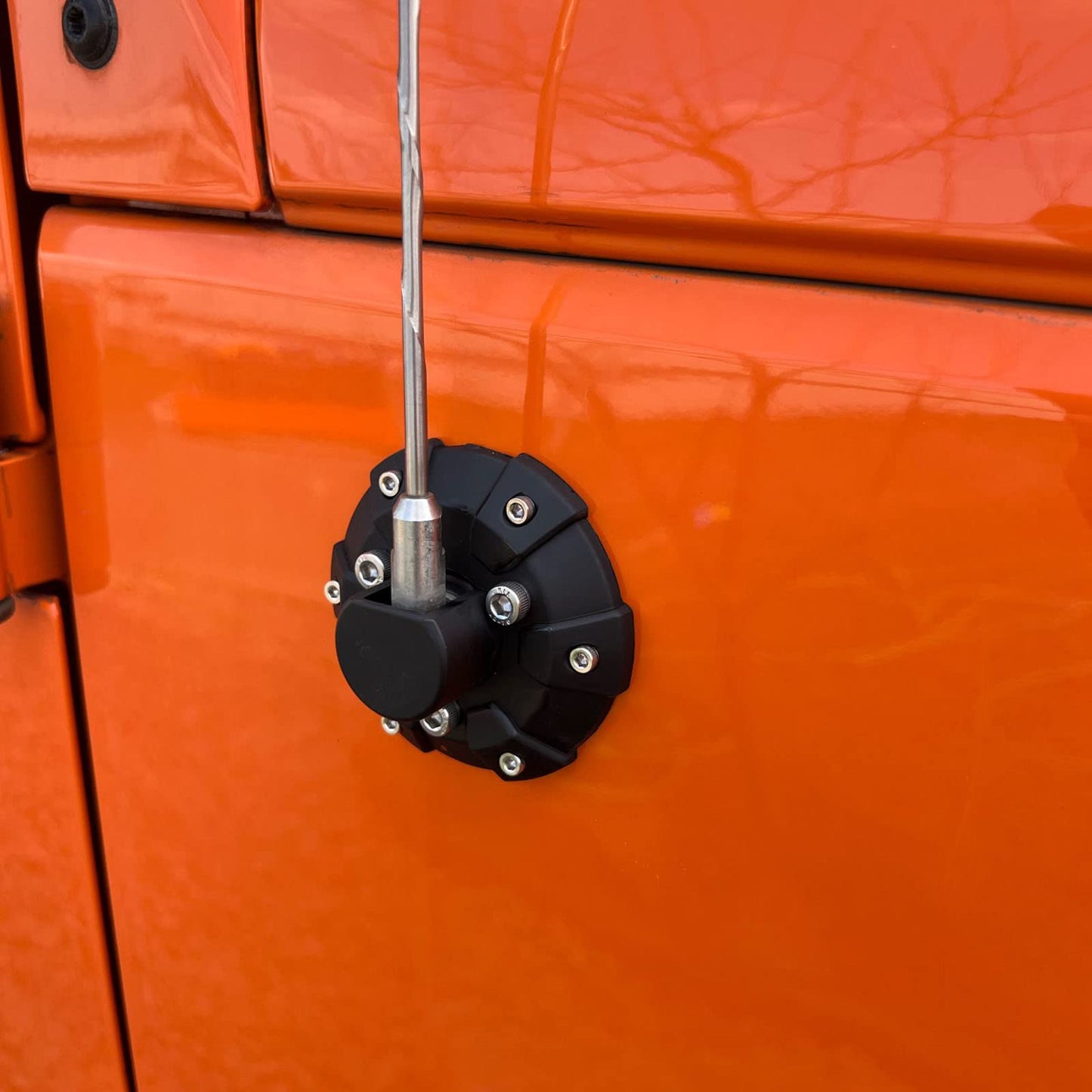 Car Antenna Base Cover Aerials Bottom Protector for Jeep Wrangler JK JL JLU JT Rubicon Sahara Sport 2007-2021 Car Accessories