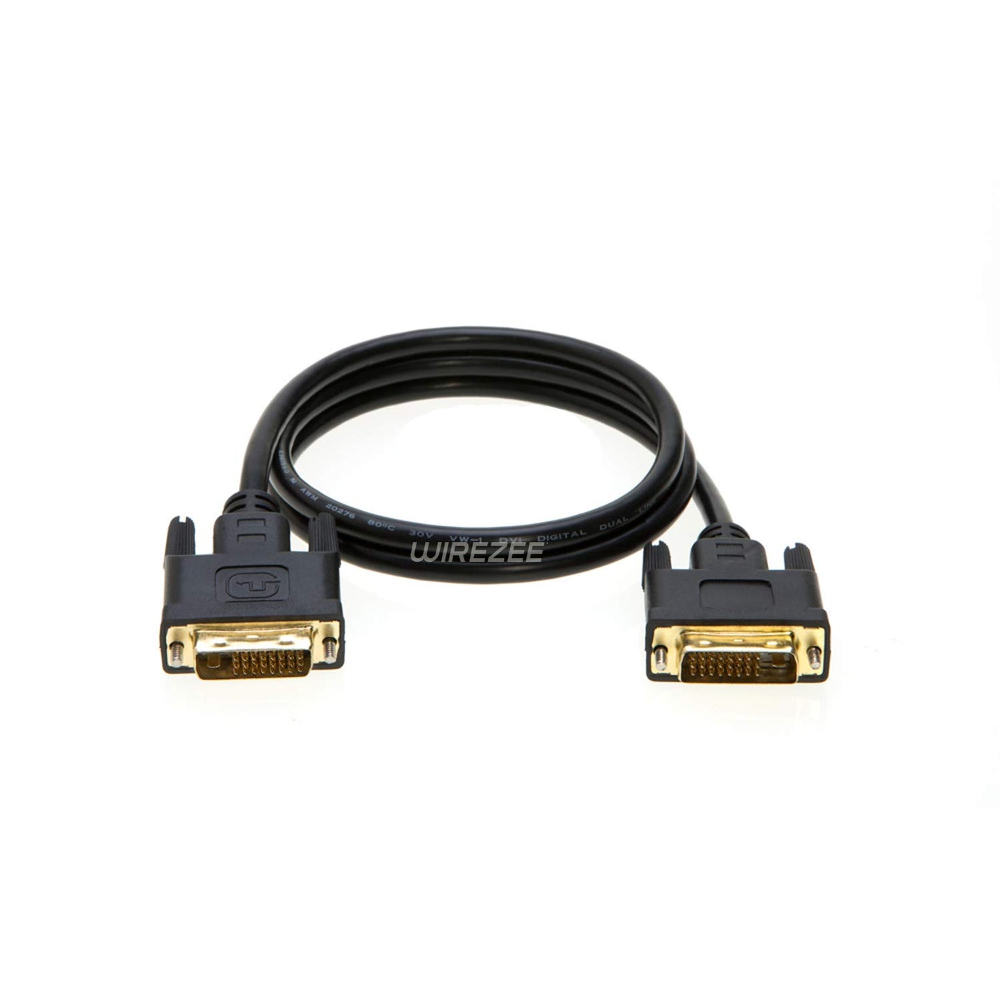 DVI-D Cable Dual Link DVI to DVI Male Wire 24+1 Pin 3ft 6ft 10ft 15ft 25ft (6FT)