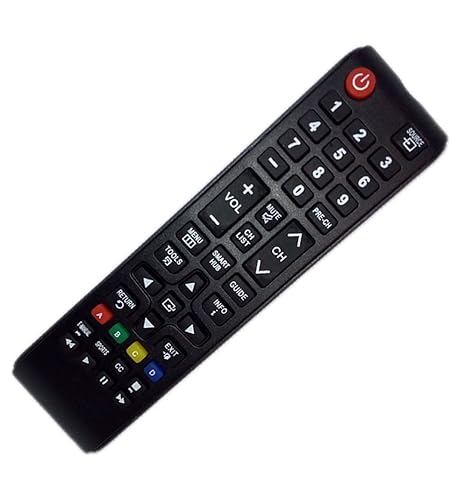 Replaced Remote Control Compatible for Samsung UN40J5200AFXZA UN48J6200AFXZA UN50J6200AFXZA UN55J620DAFXZA UN65J620DAFXZA LED HDTV TV