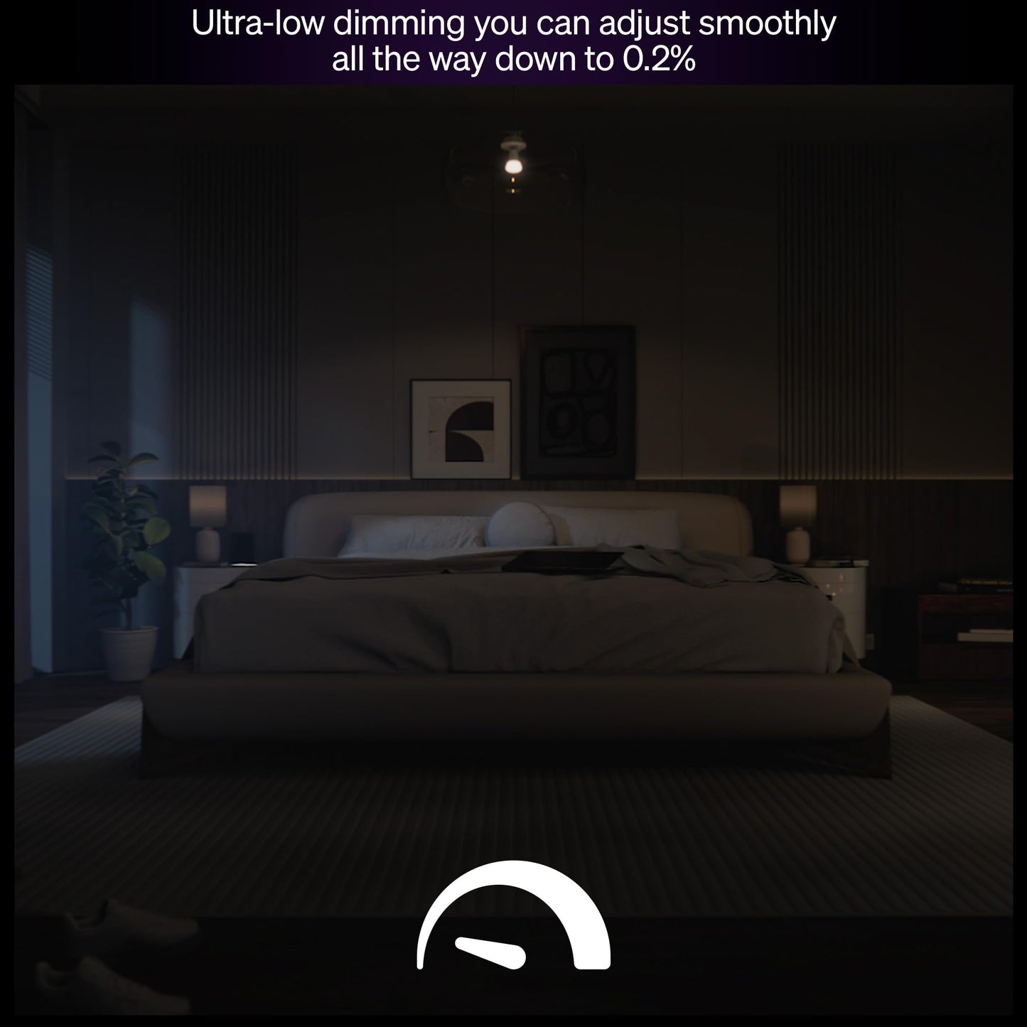 Philips Hue Smart LED A19 Bulb, White Ambiance, E26 Base, 9.5W, Full Spectrum Light 1000K-20000K, 1100 Lumens, Dimmable, Compatible with Alexa, Google