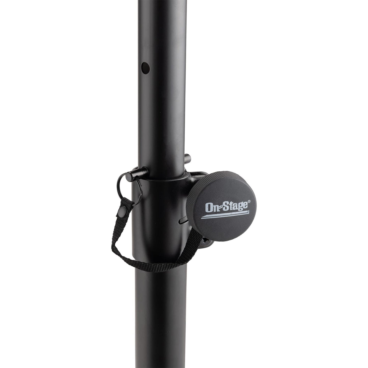 On-Stage SMS6600-P Hex-Base Monitor Stands Pair(Height-Adjustable Pedestal Studio Speaker Stands, Locking Pin, Hexagonal Base, Steel Construction