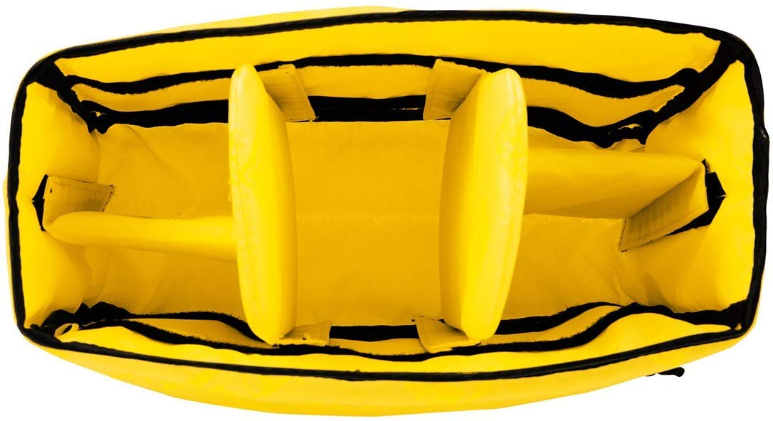 Ape Case Cubeze (ACQB 39) Flexible Padded Storage Bag; Removable & Adjustable Padded Inserts; Drawstring Closure; Hi-Vis Yellow Interior; Exterior