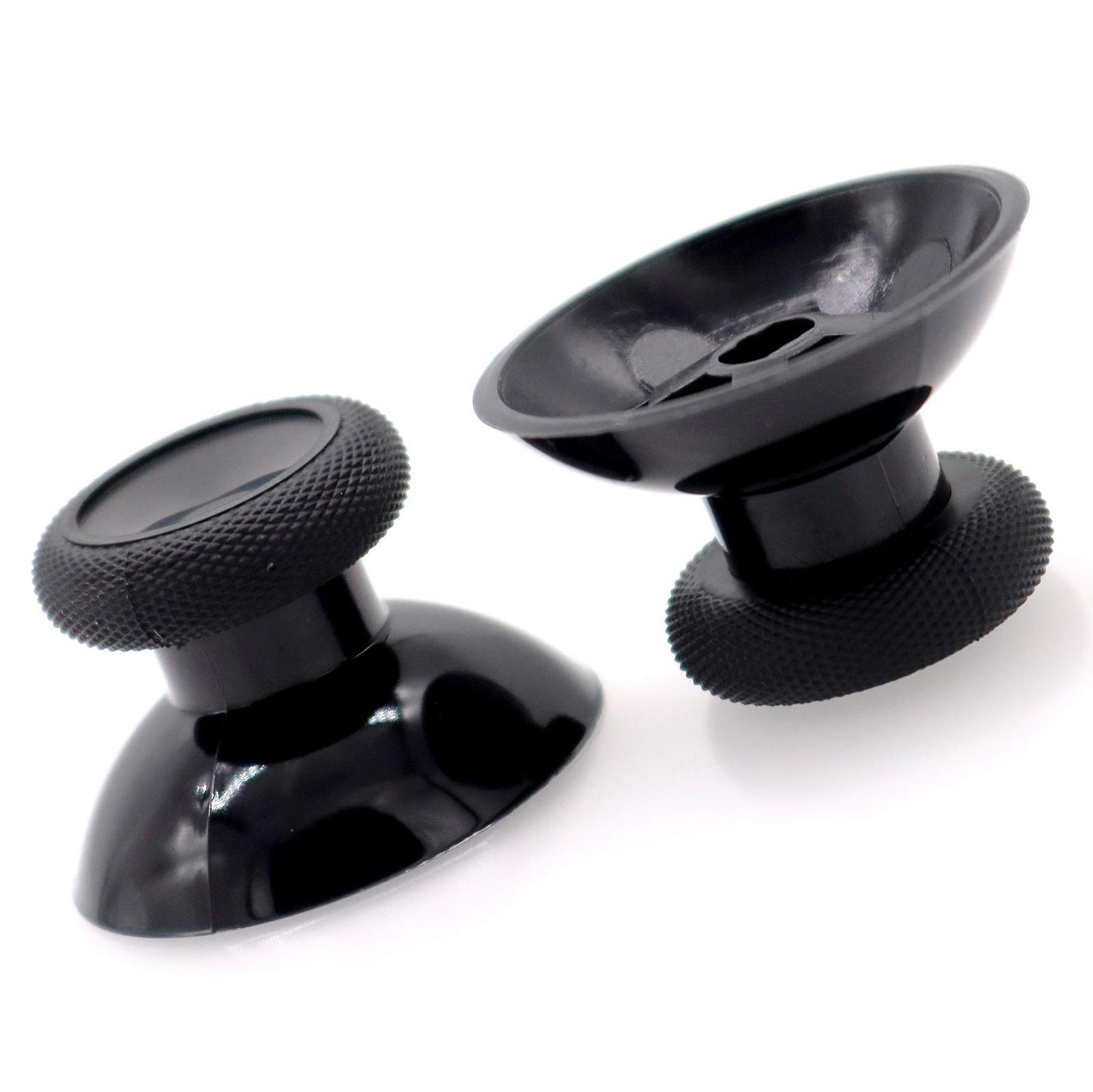 Deal4GO 2-Pack OEM Thumbsticks Concave Analog Replacement for Xbox one Controller Rubber Joystick Thumb Grips (Black)