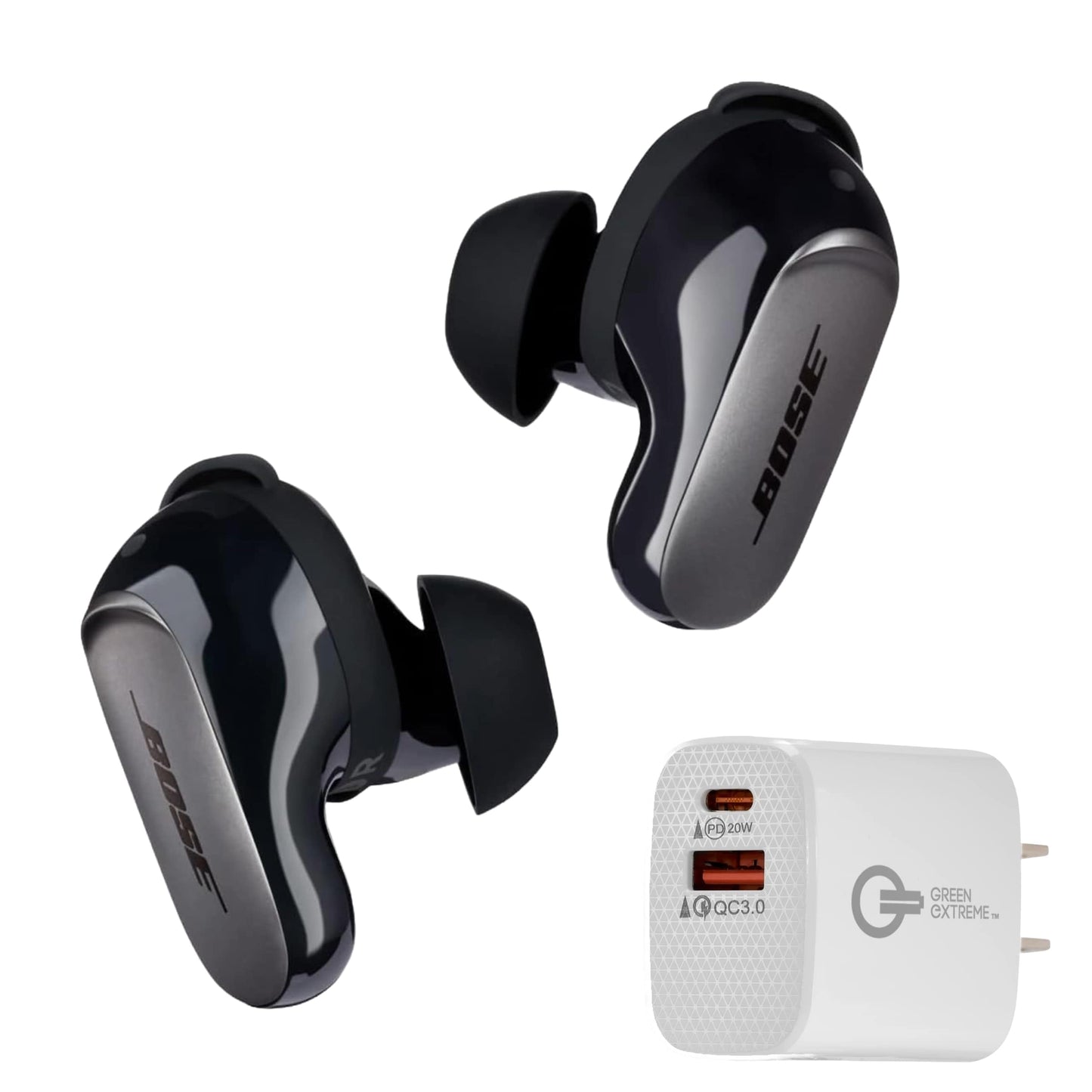 Bose QuietComfort Ultra Bluetooth Earbuds, Wireless Earbuds, Deep Bass, Up to 6 Hours of Playtime and World-Class Active Noise Cancellation Bundle…