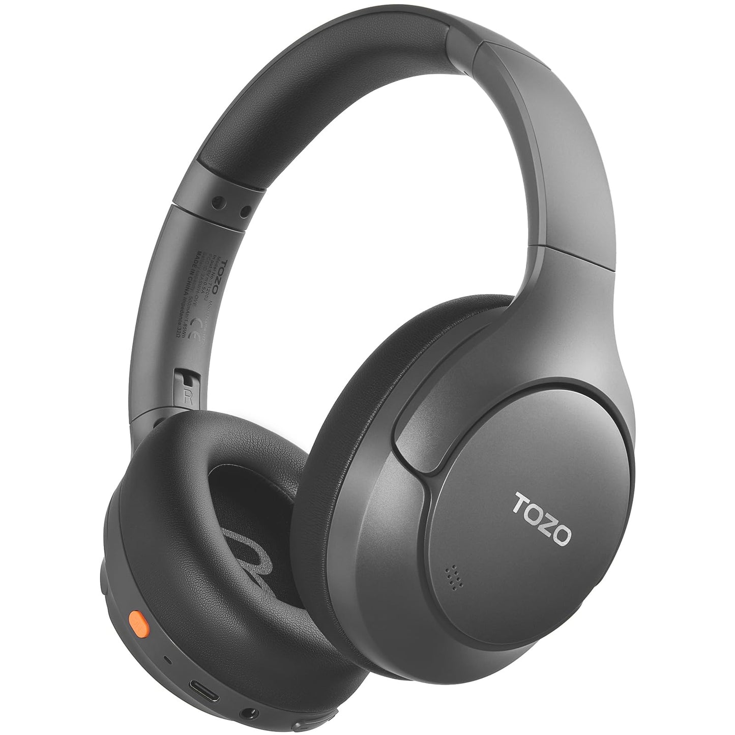 TOZO HT3 Hybrid Noise Cancelling Wireless Headphones, 90H Over Ear Headset