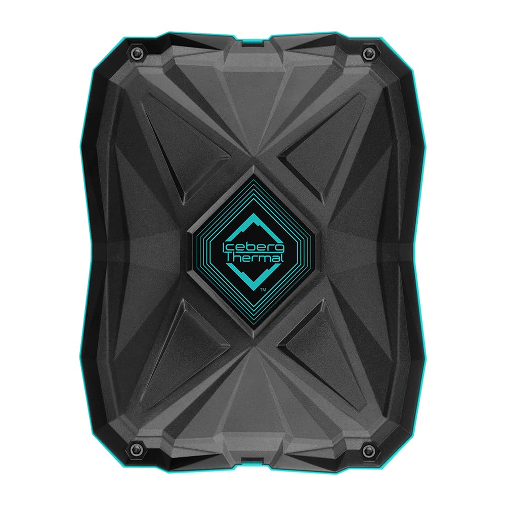 Iceberg Thermal IceSLEET G6 Stealth Black-Nickel Plated 6 Direct Touch Heatpipe, with Ultra 140mm Silent Fan Premium CPU Air Cooler LGA 1700
