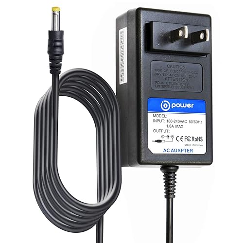 T-Power Ac Adapter for Polaroid Pdvd-318 Pdv-228 DVD Mp3 Player Replacement Switching Power Supply Cord Charger Wall Plug Spare