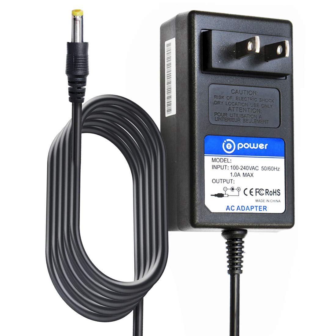 T-Power 12V Charger for DOSS SoundBox XL Bluetooth Speakers Charger Power Supply pn: 4330365186 UL&VDE&BS Ac Dc Adapter