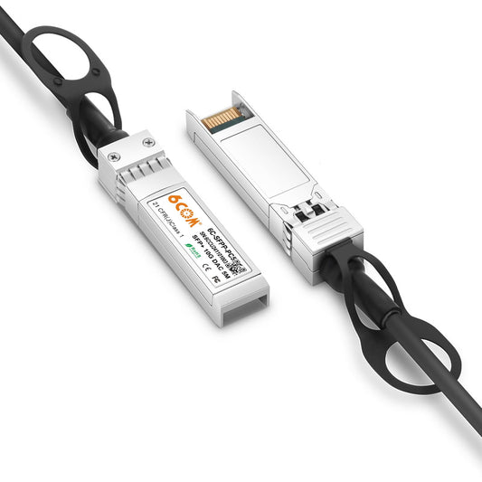 6COM 10G SFP+ DAC Cable, 5 M (16.4ft) Passive Twinax Cable, Direct Attach Copper, 10GBase-CU Cable, SFP to SFP, for Cisco, Ubiquiti, D-Link