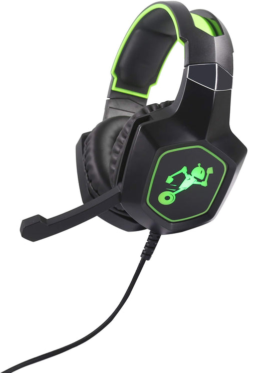 Connectivity Technology: Wired TekNmotion Yapster 3, Gaming Headset, 7.1 Surround Sound Noise Reduction for Xbox one, Green