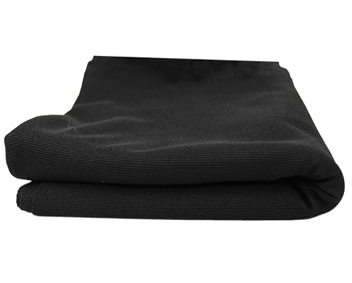 Premium Black Speaker Cloth - Acoustic Fabric for Speaker Grills, Cabinets, and Home Audio Systems - 1 Yard (40” x 60”)