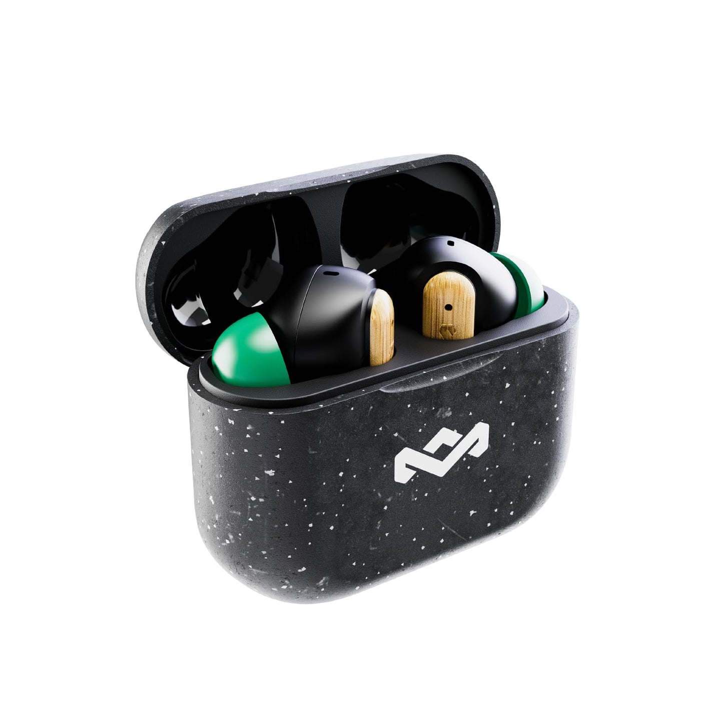 House of Marley Little Bird True Wireless Earbuds, Touch Controls, Built-in Mic, 24 Hours Playtime with Case, USB-C Quick Charge, Sustainable…