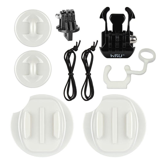 HSU Surf Mounts and Accessories for Ski, Snorkeling, Surfing, Wakeboarding Fitting GoPro Hero 13,12,11,10,9,8,7,6,5 Black, Silver, AKASO Campark,