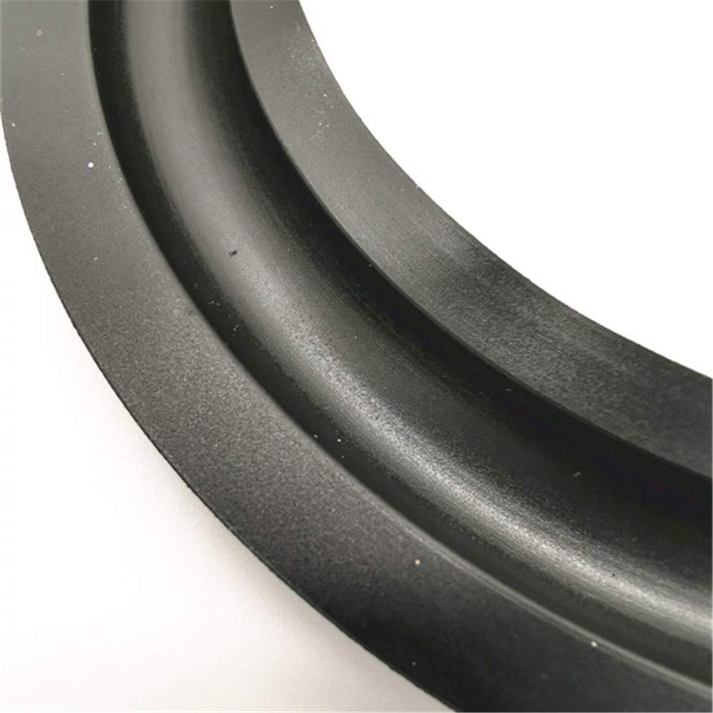 LinaLife 2pcs 5 inch 5" Speaker Foam Surround Repair Kit, 125mm Perforated Rubber Edge Rings Replacement Parts Speaker Repair DIY Speaker Surround